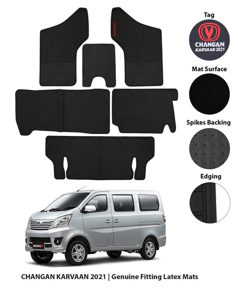 Changan Karvaan 6 piece latex floor mat set