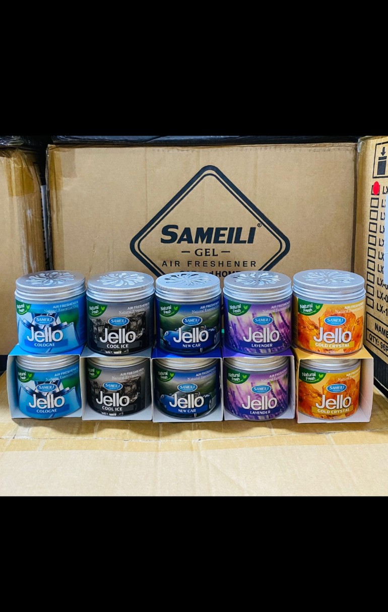 Sameili Jello gel car air fresheners in several scents