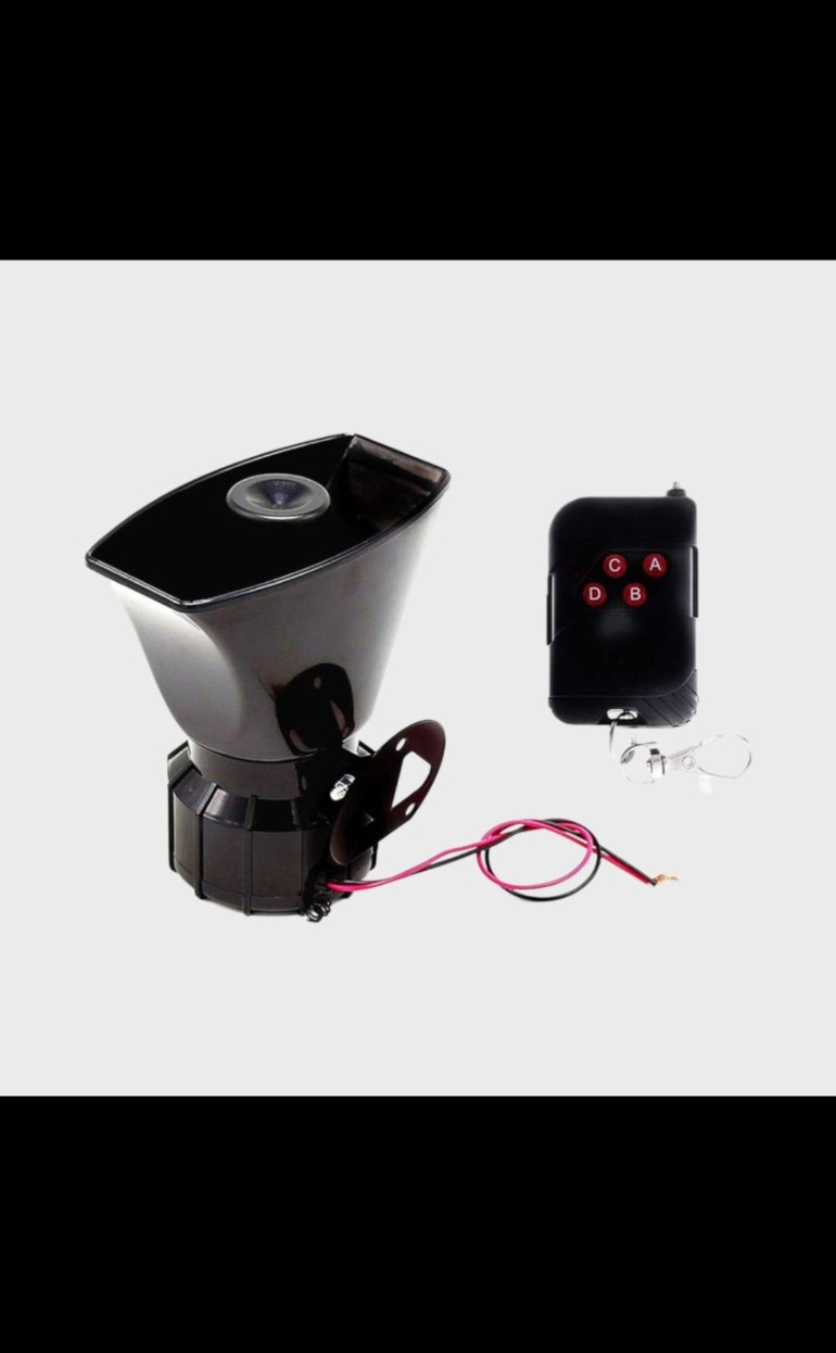 200W police siren horn with wireless remote